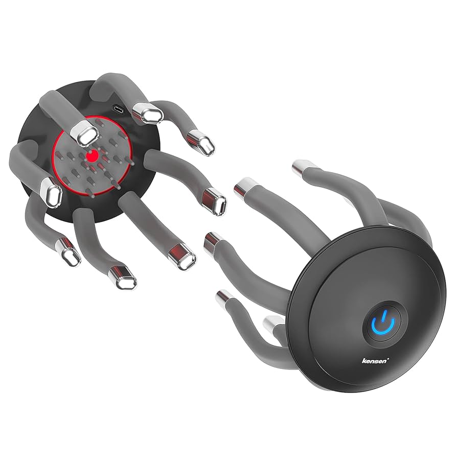 Kensen ヘッドスパ 電動頭皮ケア 頭皮エステ器 タコ足 3D振動 Amazon | Kensen ヘッドスパ 電動頭皮ケア エステ器 タコ足 3D